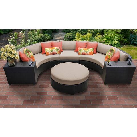 Barbados 6 Piece Outdoor Wicker Patio Furniture Set 06c