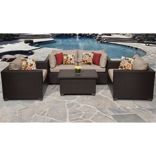 Moda 7 - Piece Outdoor Sofa Set Wicker Patio Sectional 