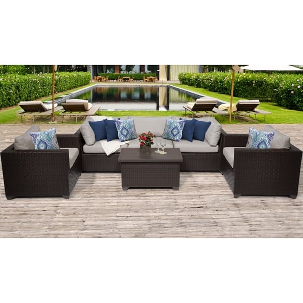 Belle 6 Piece Outdoor Wicker Patio Furniture Set 06b On Outdoor Wicker Patio Furniture Set 06b