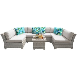 Fairmont 7 Piece Sectional Seating Group with Cushion