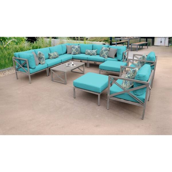 Shop Carlisle 13 Piece Outdoor Wicker Patio Furniture Set 13a Overstock 26273944