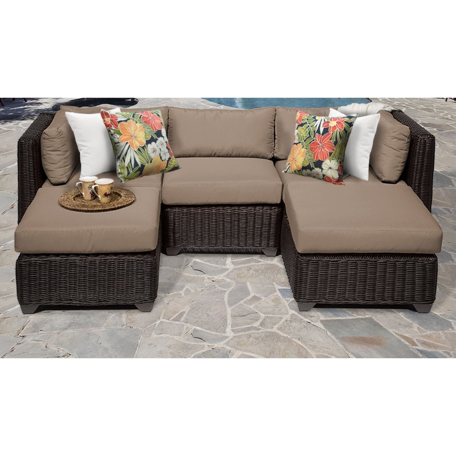 Venice 5 Piece Outdoor Wicker Patio Furniture Set 05a Ebay Outdoor Wicker Patio Furniture Set 05a