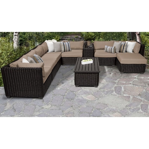 Shop Venice 10 Piece Outdoor Wicker Patio Furniture Set 10b Overstock 26273971