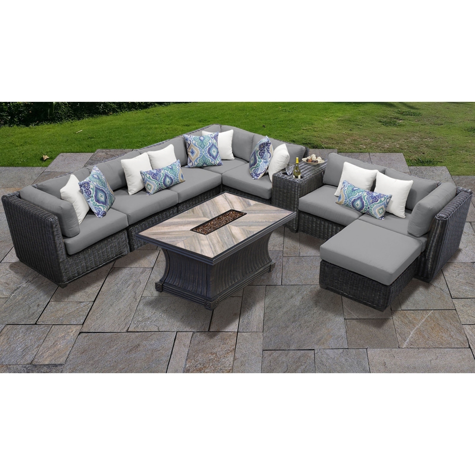 Venice 10 Piece Outdoor Wicker Patio Furniture Set 10h Ebay Outdoor Wicker Patio Furniture Set 10h