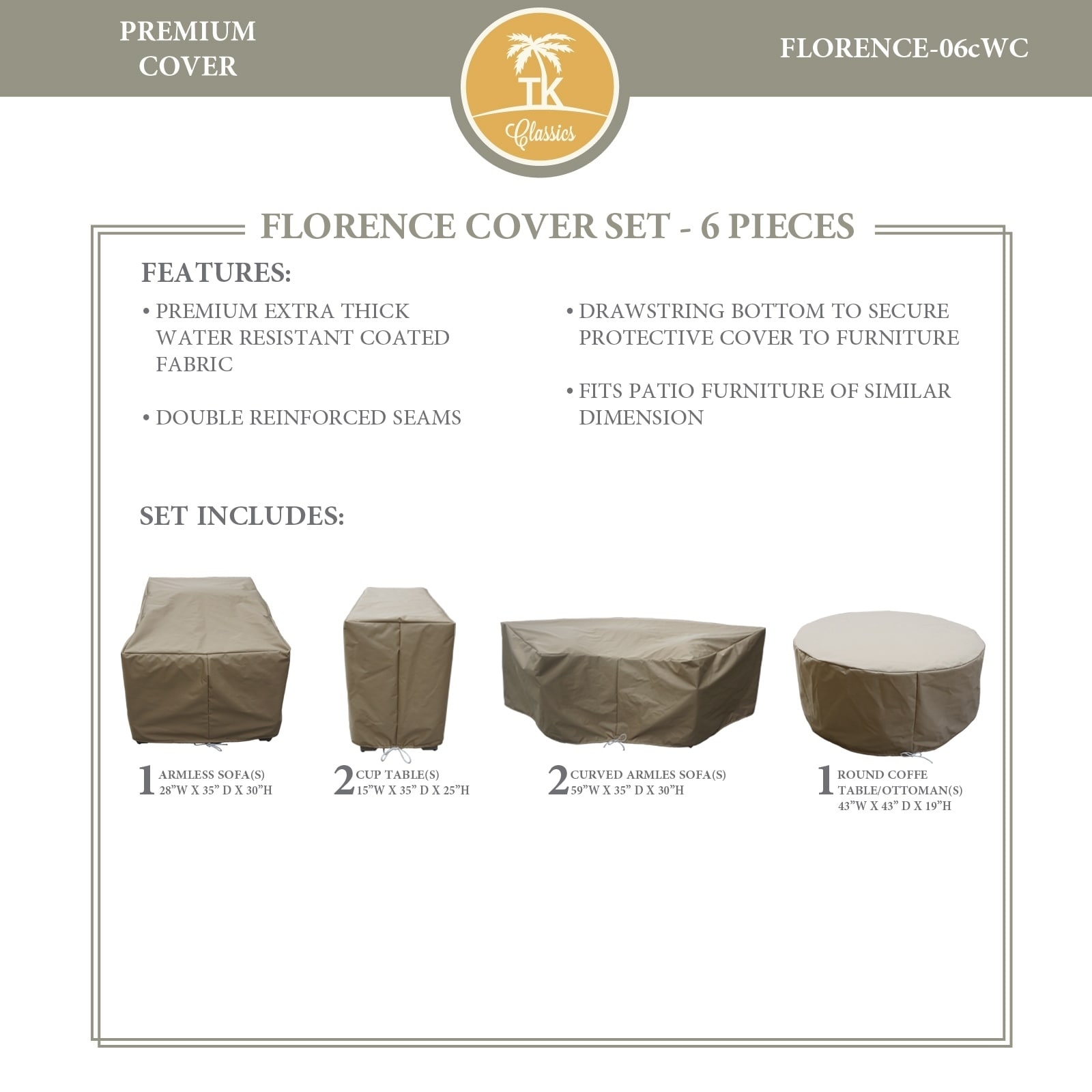Florence 06c Protective Cover Set
