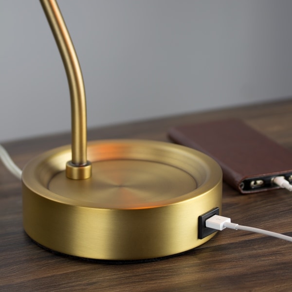 desk lamp with charger