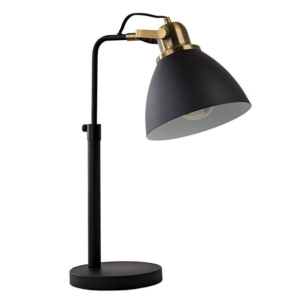 American Art Decor Black And Gold Desk Task Lamp On American Art Decor Black And Gold Desk Task Lamp On