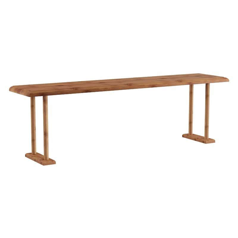 Bamboo Sink Shelf-Countertop Organizer for Kitchen, Bathroom, Bedroom, Office-Space Saving Storage by Lavish Home