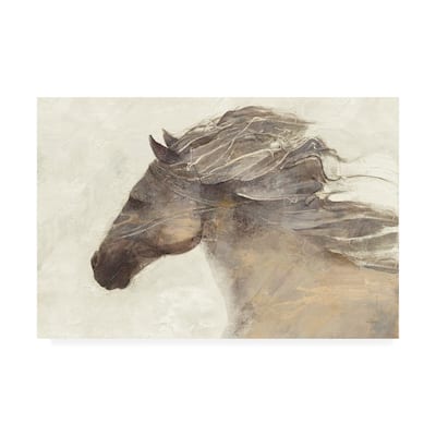 Albena Hristova 'Into The Wind Ivory Crop' Canvas