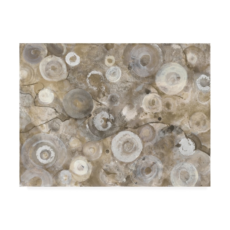 Albena Hristova 'Neutral Agate' Canvas Art