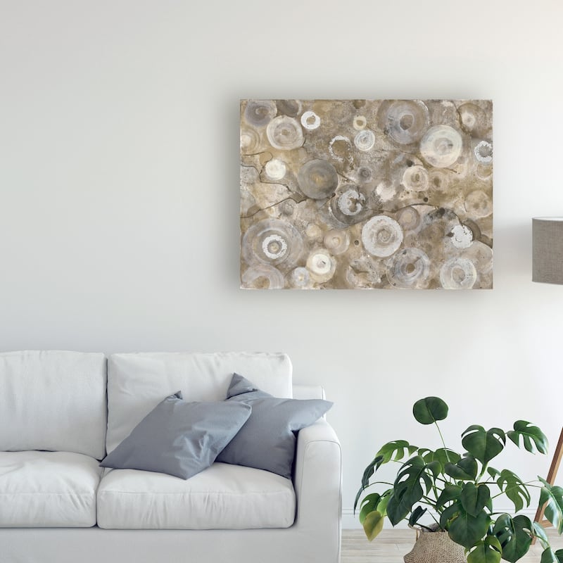 Albena Hristova 'Neutral Agate' Canvas Art