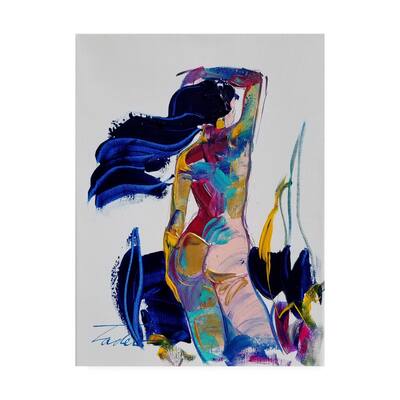 Tadeo Zavaleta 'Dancing The Blues' Canvas Art