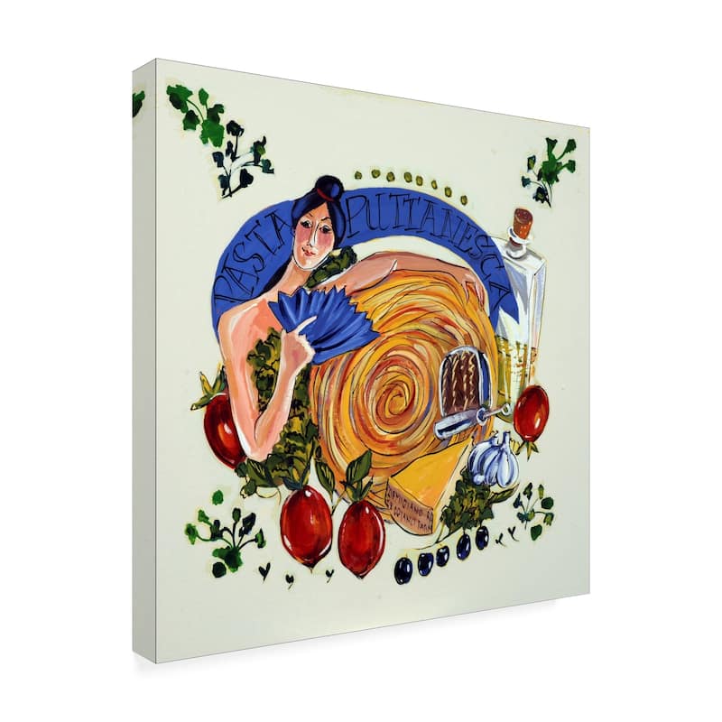 Patricia A. Reed 'Pasta Puttanesca' Canvas Art - Bed Bath & Beyond ...