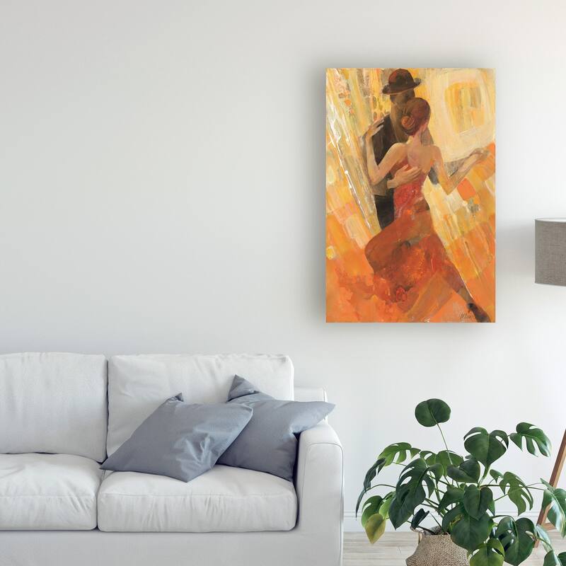 Albena Hristova 'Tango Dancers' Canvas Art