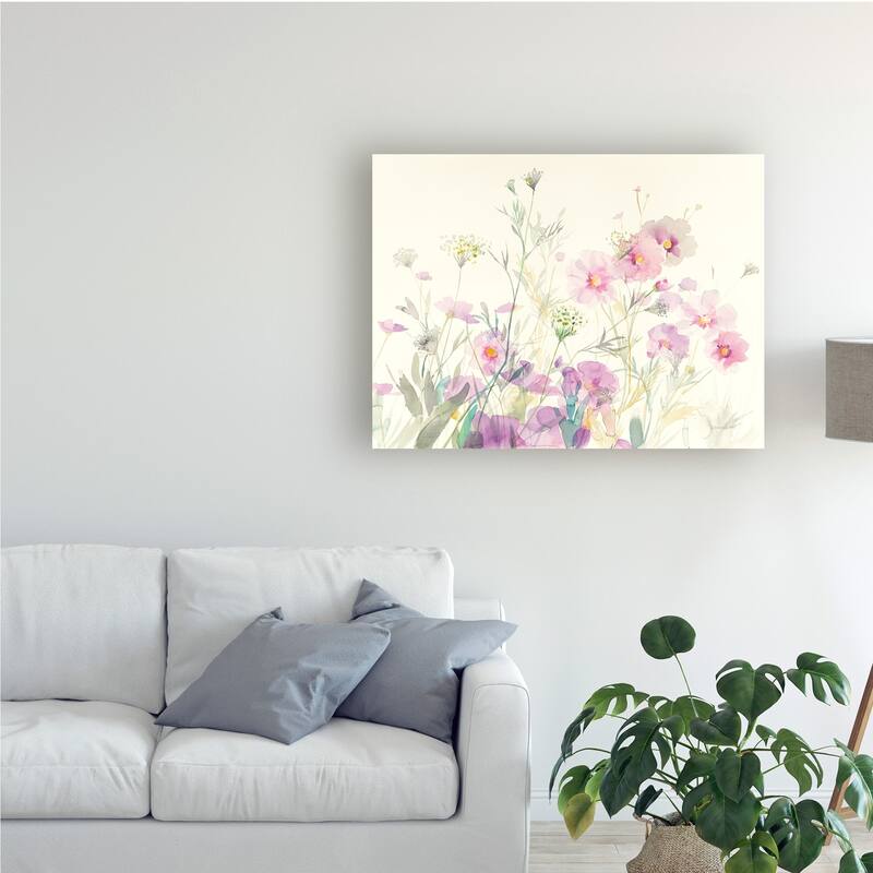 Danhui Nai 'Queen Annes Lace And Cosmos Painting' - Bed Bath & Beyond ...