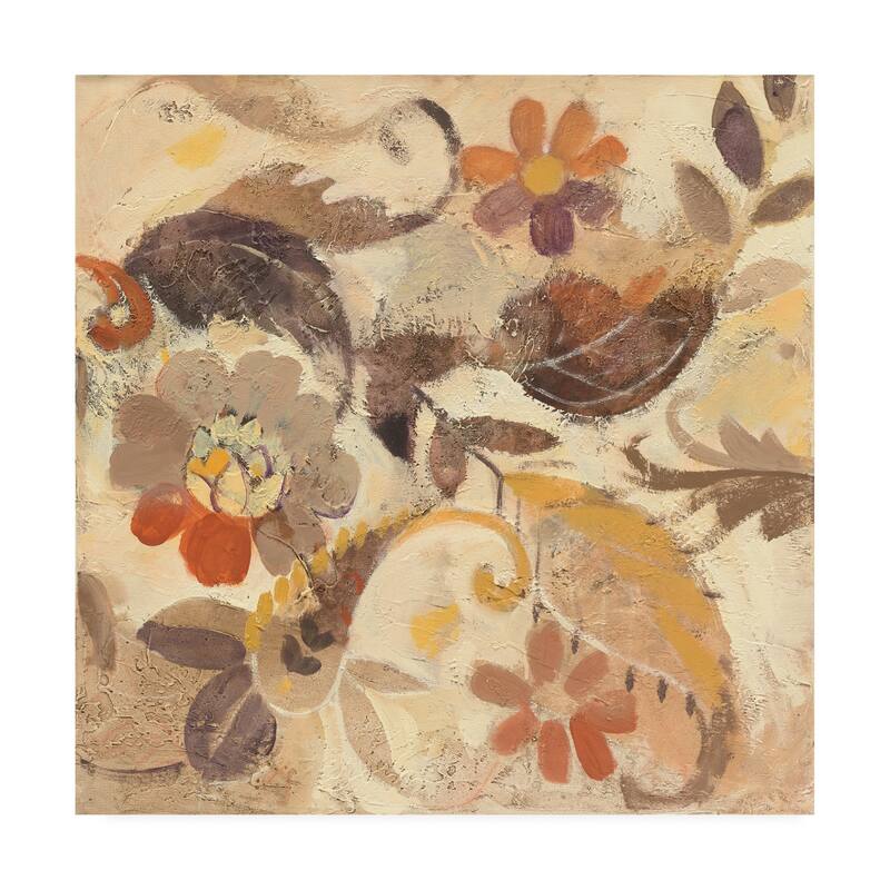 Albena Hristova 'Fall Paisley I' Canvas Art