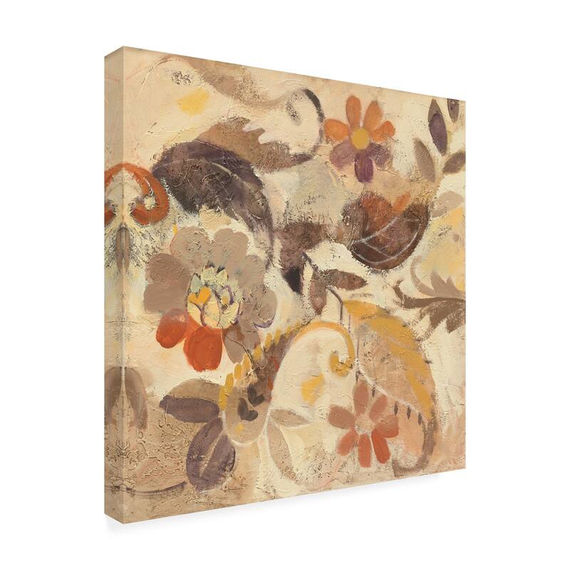 Albena Hristova 'Fall Paisley I' Canvas Art
