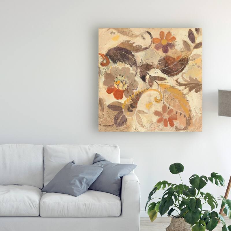 Albena Hristova 'Fall Paisley I' Canvas Art