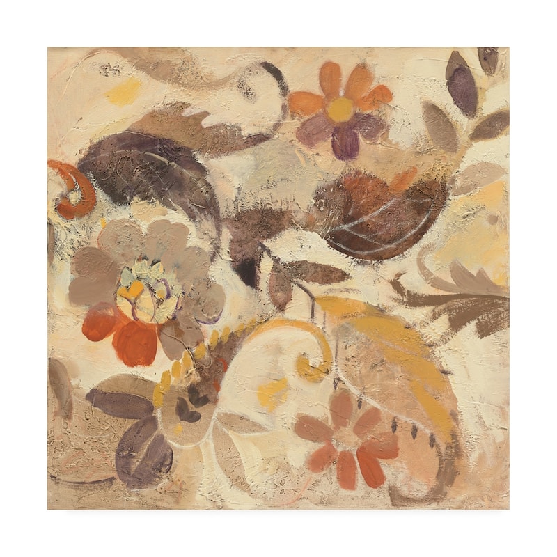 Albena Hristova 'Fall Paisley I' Canvas Art