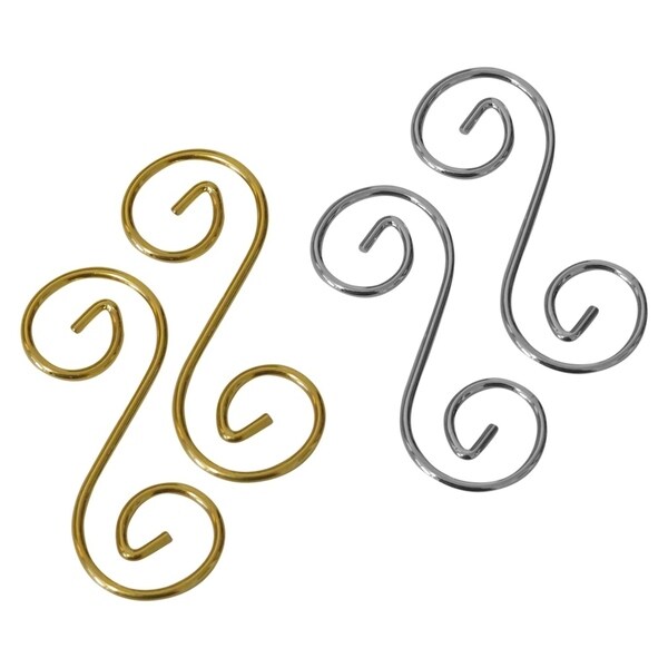 Evelots S-Hook Jewelry Extenders for Bracelets /& Necklaces Silver//Gold