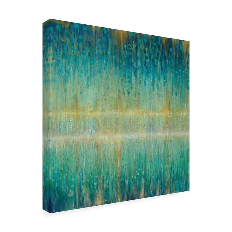 Danhui Nai 'Rain Abstract I' Canvas Art - Bed Bath & Beyond - 26275031