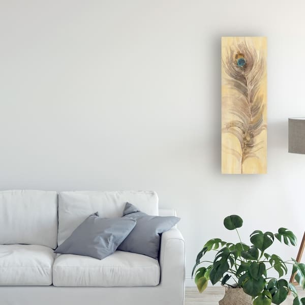 Albena Hristova Blue Eyed Feathers Ii Canvas Ar Overstock 26275159