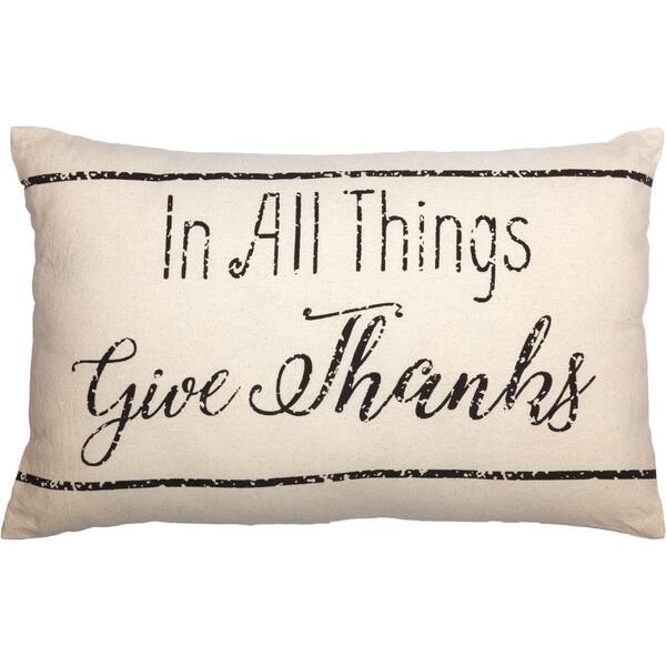 Shop Vhc Give Thanks Farmhouse Bedding Natural Solid White