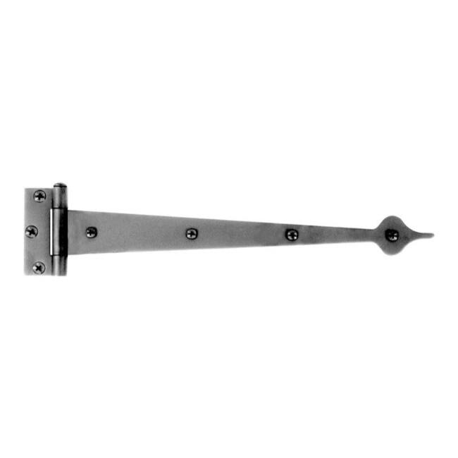 Acorn 18 in. L Black Iron Strap Hinge 1 pk