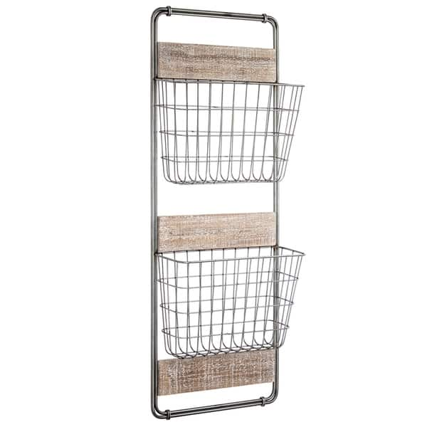 Hanging Under Shelf Metal Storage Basket - On Sale - Bed Bath