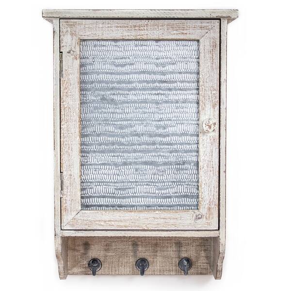 Shop American Art Decor Hanging Storage Cabinet With Shelves And