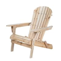 Living Accents  Foldable  Natural  Wood  Foldable  Chair