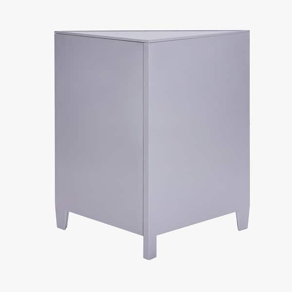 Shop Miley Mirrored Corner Cabinet Overstock 26276098