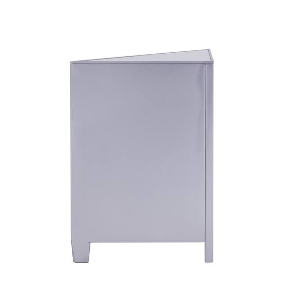 Shop Miley Mirrored Corner Cabinet Overstock 26276098