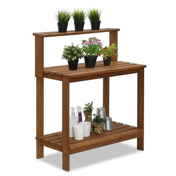 Shop Porch Den Kuhlman Pine Solid Wood 4 Tier Shoe Rack Overstock 26278396