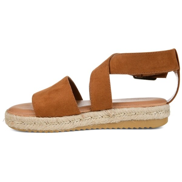 journee collection trinity espadrille platform sandal