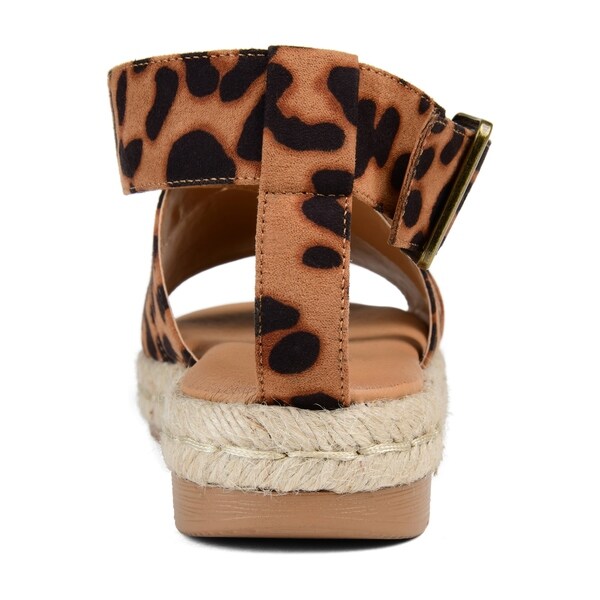 journee collection trinity espadrille platform sandal