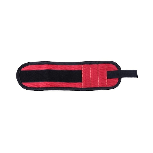 Magnetic Tool Wristband with Pocket - magnetic tool wristband with pocket - red