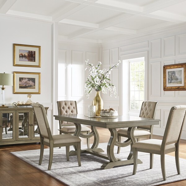 country cream dining table and chairs