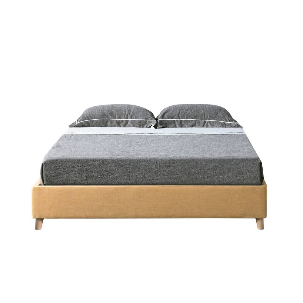 Furniture of America Faur Mid-century Modern Queen Platform Bed Frame