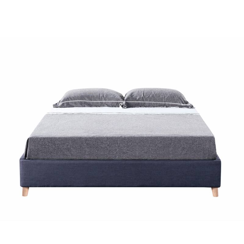 Furniture of America Faur Mid-century Modern Queen Platform Bed Frame