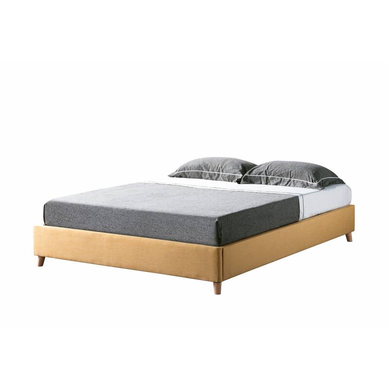 Furniture of America Faur Mid-century Modern Queen Platform Bed Frame
