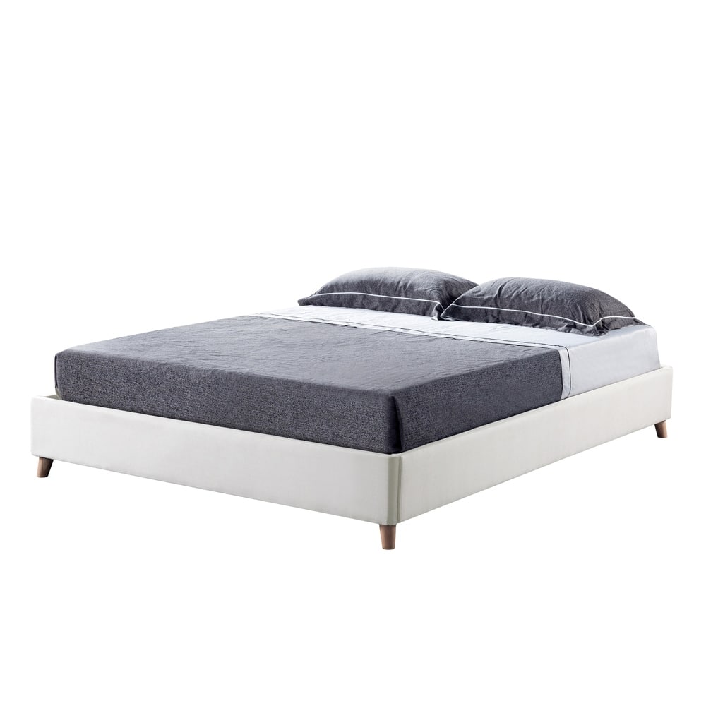 Furniture of America Faur Mid-century Modern Queen Platform Bed Frame