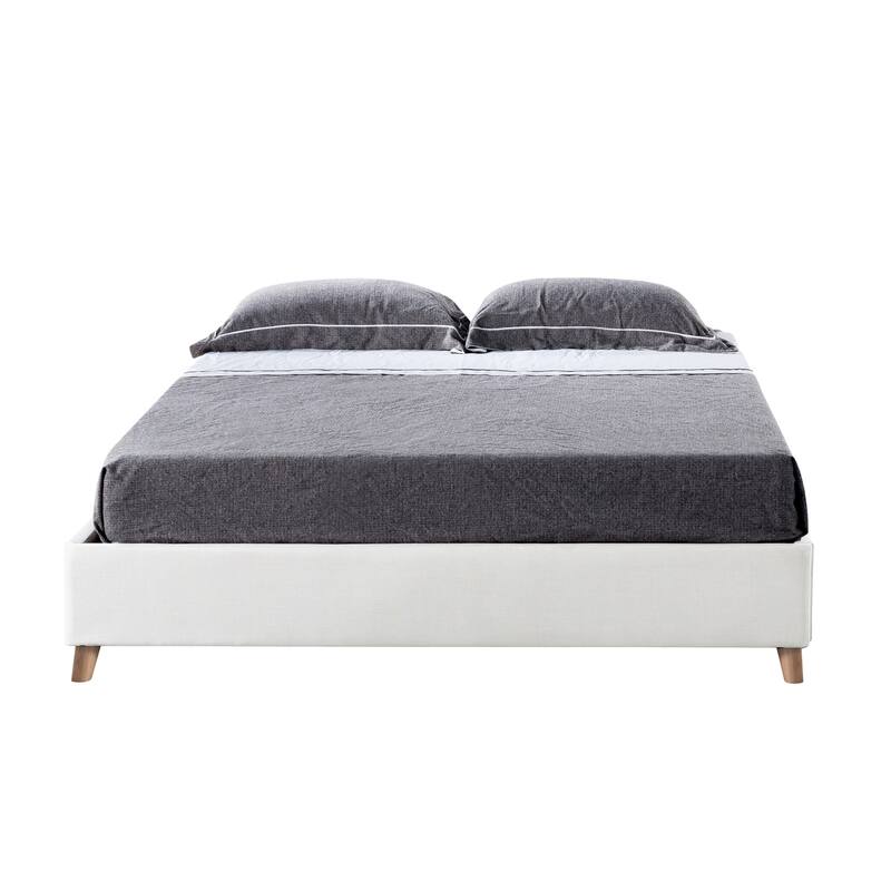 Furniture of America Faur Mid-century Modern Queen Platform Bed Frame