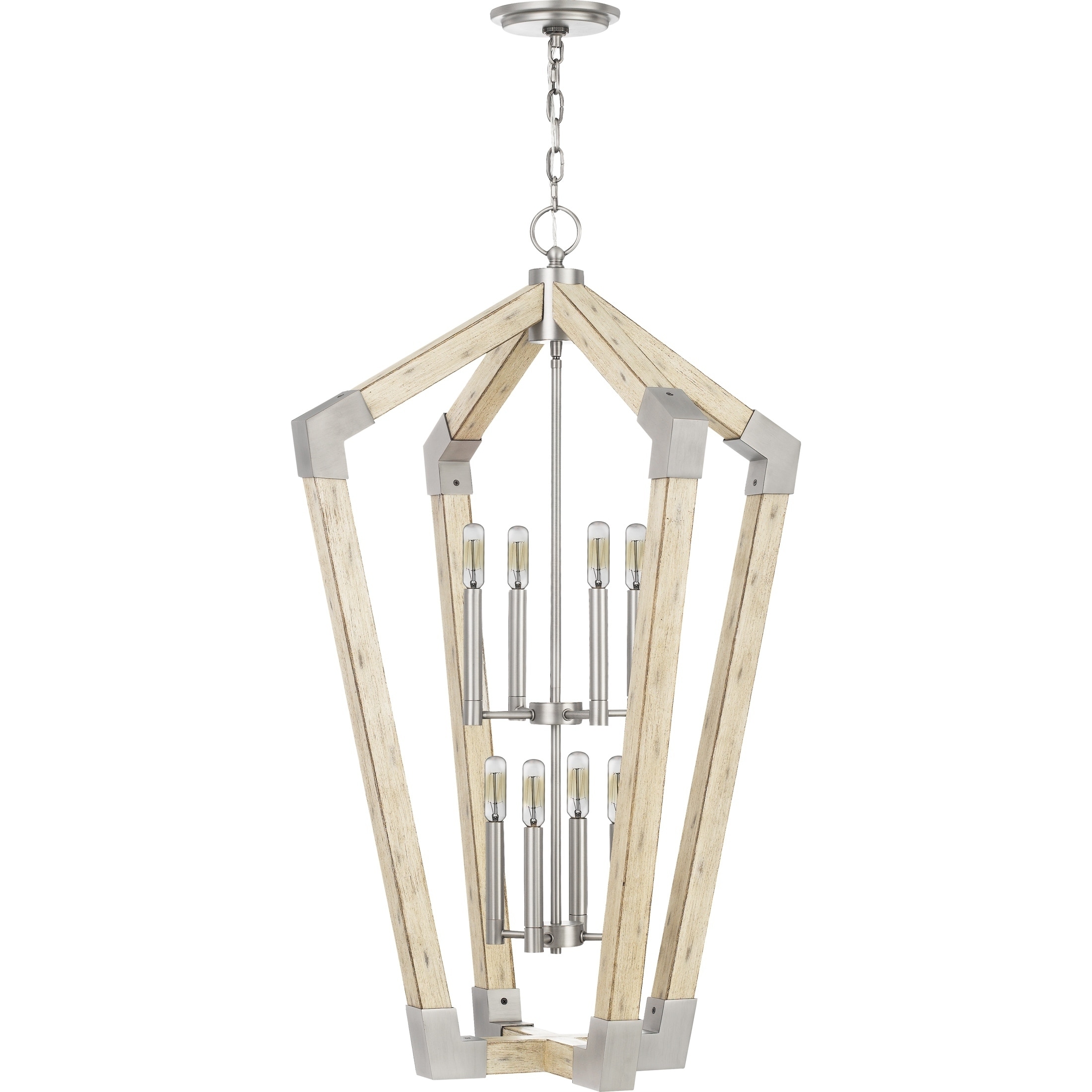 Quoizel Fable Antique Nickel 8-light Chandelier - Chandeliers For Bedrooms by Overstock.com