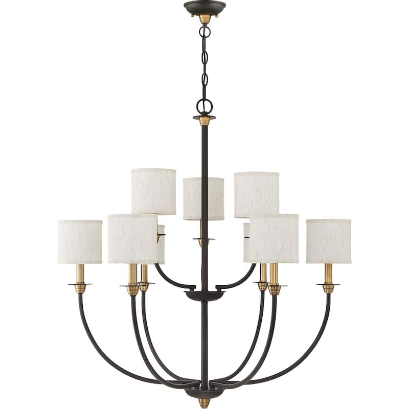 Quoizel Audley Old Bronze 9-light Chandelier