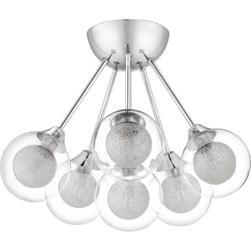 Quoizel Spellbound Polished Chrome 6-light Semi-flush Mount - Polished Chrome