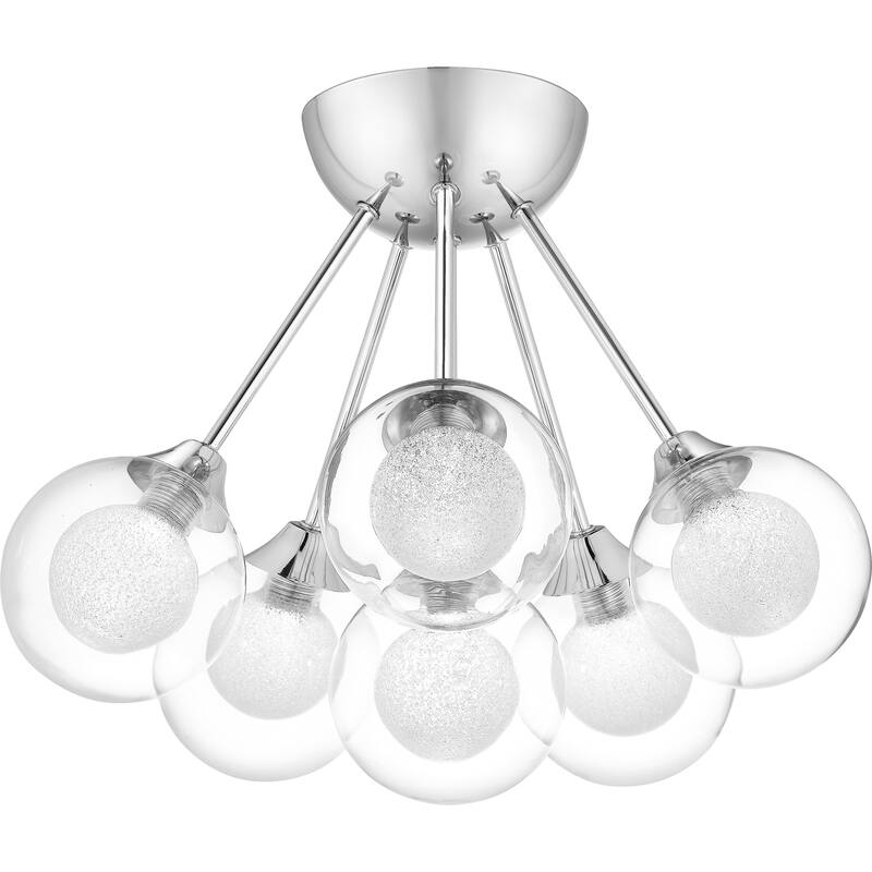 Quoizel Spellbound Polished Chrome 6-light Semi-flush Mount - Polished Chrome