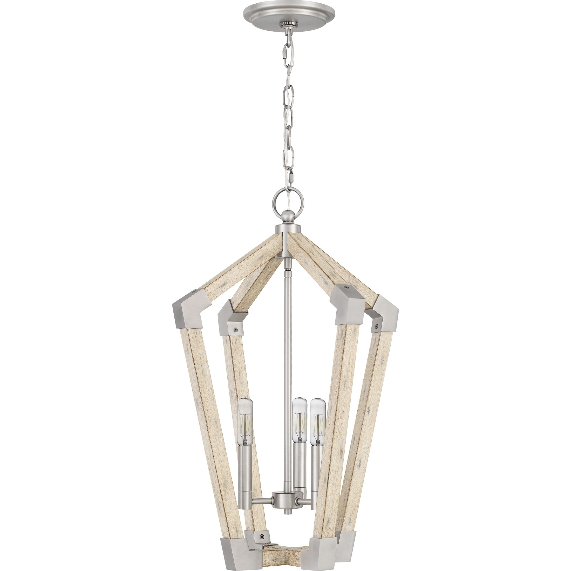 Quoizel Fable Antique Nickel 3-light Chandelier - Chandeliers For Bedrooms by Overstock.com
