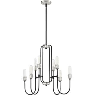 Quoizel Channel 8-light Chandelier (Black) - Chandeliers For Bedrooms by Overstock.com
