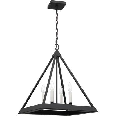Quoizel Draper Earth Black 4-light Pendant